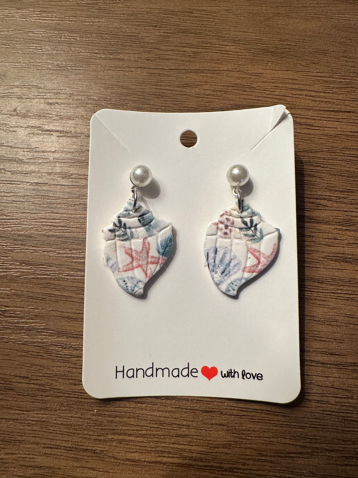 Ocean Pattern Conch Shells