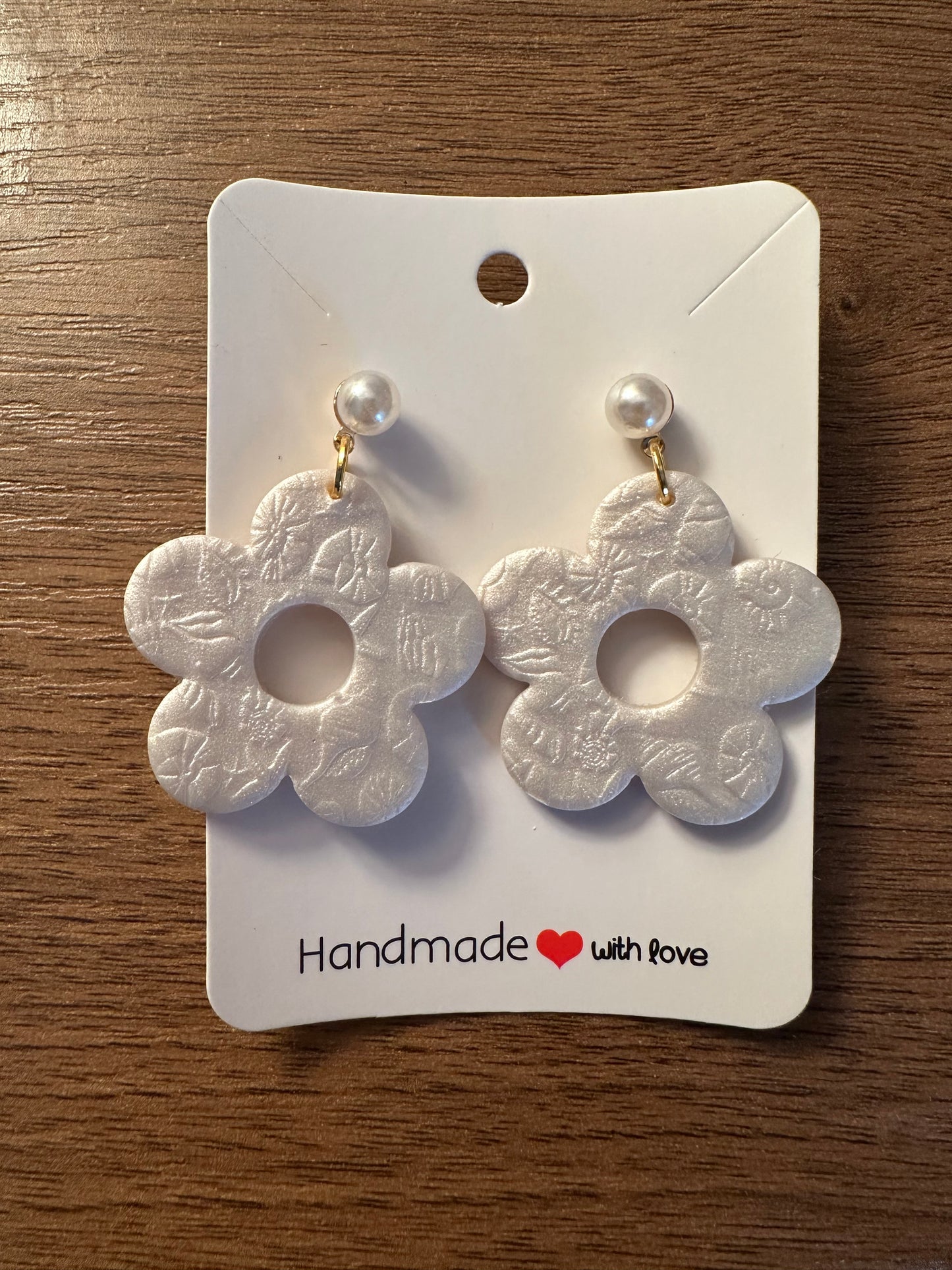 Ocean Texture Pearl Flowers