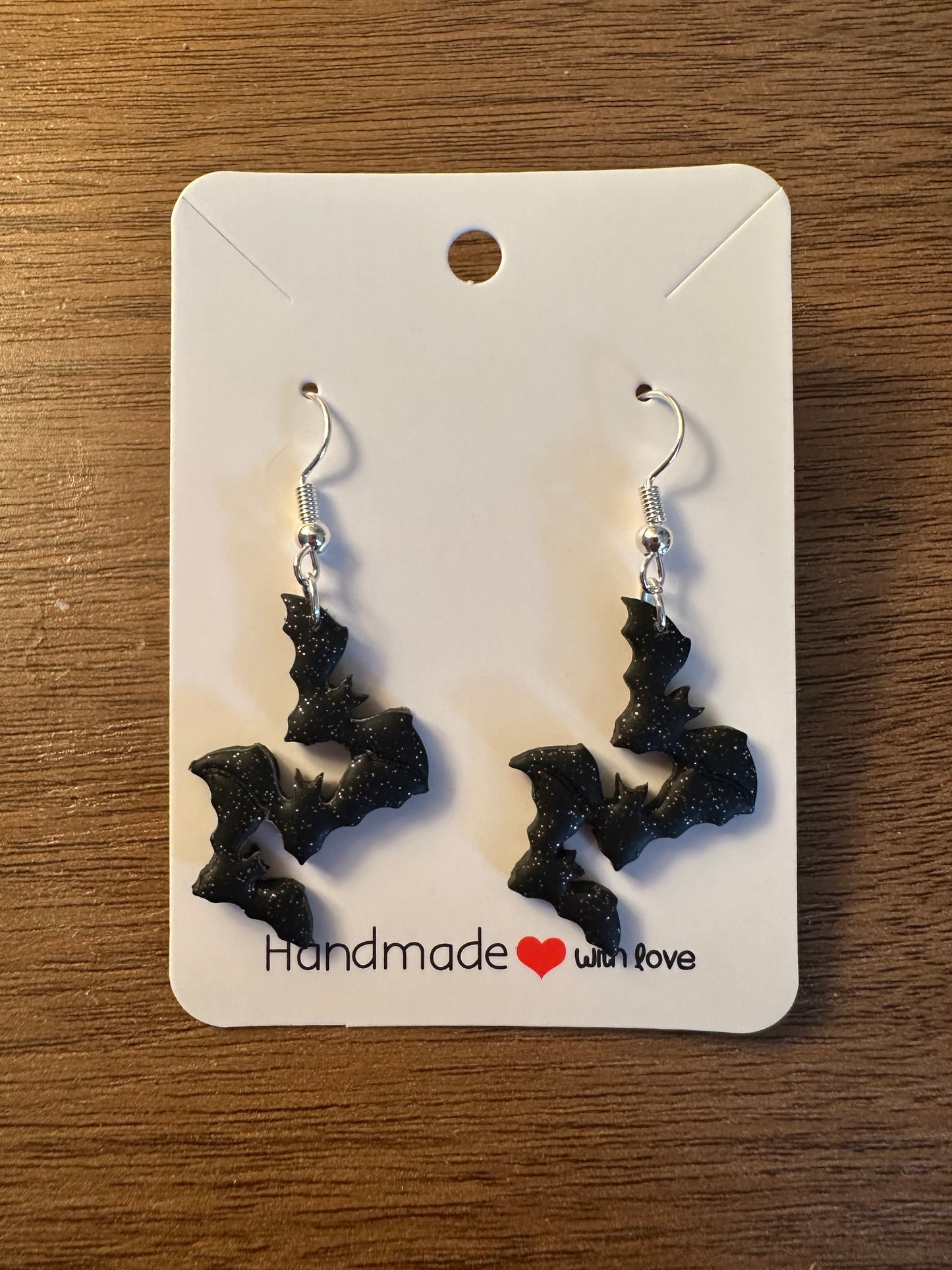 It's Freakin Bats I Love Halloween Dangles